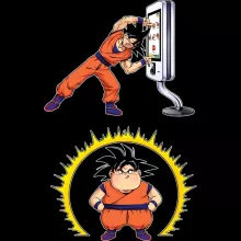 Coque Téléphone Portable Sangoku « Mac Fusion !! » – Parodie Dragon Ball Z