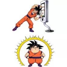 totebag Sangoku « Mac Fusion !! » – Parodie Dragon Ball Z