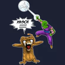 Sweat-Shirt à capuche Piccolo « MAISON !!!!!!!!!!!!!!! » – Parodie Dragon Ball Z