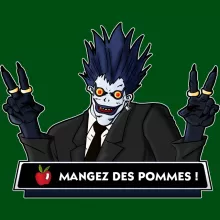 Bonnet Ryuk « Mangez des Pommes ! » – Parodie Death Note