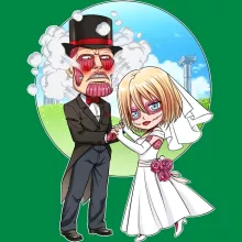 Annie Leonhart Kid Cap “Annie Leonhart The Female Titan and Bertolt Hoover The colossal Titan” – Attack on Titan parody