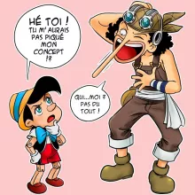 Body bébé (Filles) Usopp « Menteur, Menteur ! » – Parodie One Piece
