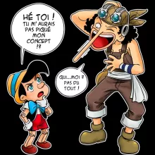 Coque Téléphone Portable Usopp « Menteur, Menteur ! » – Parodie One Piece