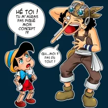Bonnet Usopp « Menteur, Menteur ! » – Parodie One Piece
