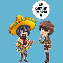 Mikasa Ackerman Body baby “Mikasa Ackerman och Eren Yeager” – Parodi Attack on Titan