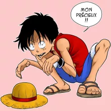 Body bébé (Filles) Luffy « Mon Précieux (Haki Version) » – Parodie One Piece