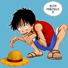 Casquette Enfant Luffy « Mon Précieux (Haki Version) » – Parodie One Piece