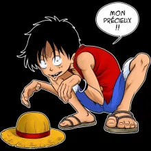 T-Shirt à manches longues Luffy « Mon Précieux (Haki Version) » – Parodie One Piece