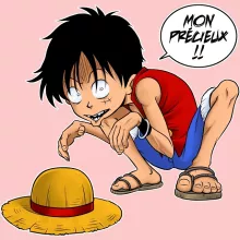 Body bébé (Filles) Luffy « Mon Précieux (SD Edition) » – Parodie One Piece