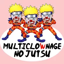 Body bébé (Filles) Naruto Multiclonage « Multiclownage No Jutsu !! » – Parodie Naruto