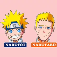Body bébé (Filles) « Narutôt... Narutard ! » – Parodie Naruto