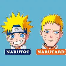 Body bébé « Narutôt... Narutard ! » – Parodie Naruto