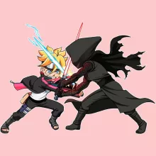 Boruto Babyromper (meisje) “Boruto en Kylo Ren” – Star Wars parodie