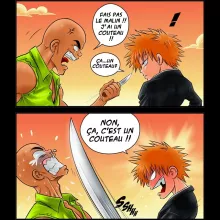 Coque Téléphone Portable Ichigo Kurosaki « Non, ça c'est un couteau ! » – Parodie Bleach