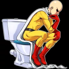 Mug Saitama « One Penseur Man ! » – Parodie One-Punch Man
