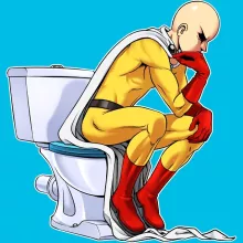 T-shirt Enfant Saitama « One Penseur Man ! » – Parodie One-Punch Man