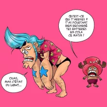 Débardeur Enfant Fille Chopper « Panne sèche ! » – Parodie One Piece