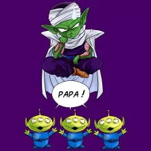Casquette Piccolo « Papa !! » – Parodie Dragon Ball Z