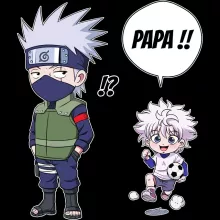 Coque Téléphone Portable Kakashi « Papa Ninja ! » – Parodie Naruto