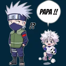 Bonnet Kakashi « Papa Ninja ! » – Parodie Naruto