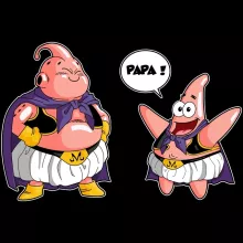 Pull Majin Bou « Papa !! (Tel père, tel fils !) » – Parodie Dragon Ball Z