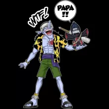 Coque Téléphone Portable Arlong « Papa... WTF !! » – Parodie Naruto