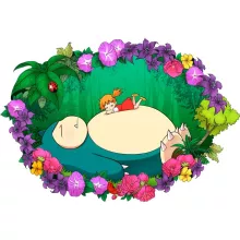 Snorlax Mok “Snorlax en Chibi Misty” – Pokémon parodie