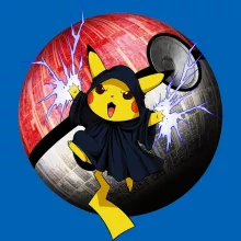 Mochila de criança Pikachu “Pikachu e Darth Sidious” – Pokémon de parodia