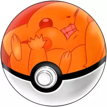 Das Pokeball Kinder T-Shirt “Das Pokeball auf Pikachu” – Parodie auf Pokémon