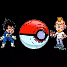 Coque Téléphone Portable Végéta « Pimp My Capsule ! » – Parodie Pokémon