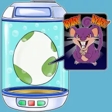 Rattfratz Baby Strampler – Parodie auf Pokémon