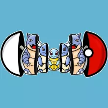 Body bebè Squirtle “Squirtle, Wartortle e Blastoise” – Parodia dei Pokémon
