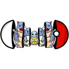 Squirtle Mugg “Squirtle, Wartortle och Blastoise” – Parodi Pokémon