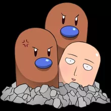 Berretto Saitama “Saitama e Dugtrio” – Parodia dei One-Punch Man