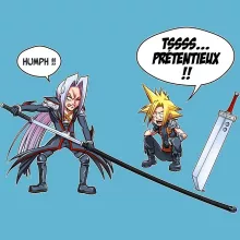 Body bébé Clad « Prétentieux !! » – Parodie Final Fantasy VII