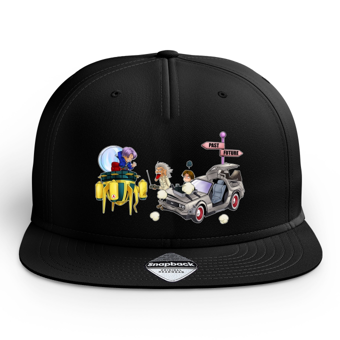 Cappello da rapper Paoridia Dragon Ball Z - DBZ Trunks, Doc Brown e Marty MacFly