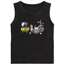Canotte da bambini e ragazzi Trunks “Trunks, Doc Brown e Marty MacFly” – Parodia dei Dragon Ball Z