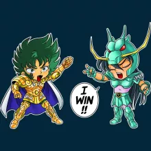 Capricorn Shura Muts “Capricorn Shura en Dragon Shiryu” – Saint Seiya parodie