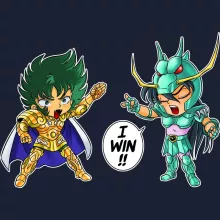 Capricorn Shura Kapshirt “Capricorn Shura en Dragon Shiryu” – Saint Seiya parodie