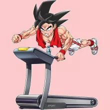 Son-Goku Baby Strampler (Mädchen) “Son-Goku Bûku Jutsu” – Parodie auf Dragon Ball Z