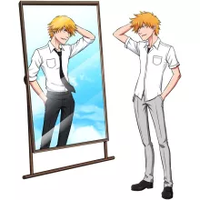 T-shirt Denji « Shiniman ! » – Parodie Bleach