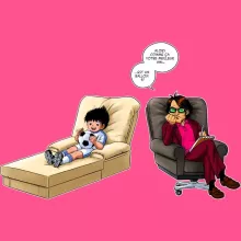 Débardeur Enfant Fille Olivier Atone « Son meilleur ami...!? » – Parodie Olive et Tom - Captain Tsubasa