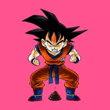 Débardeur Enfant Fille Sangoku « Super Caca - Vol.1 » – Parodie Dragon Ball Z
