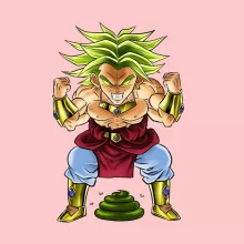 Broly Baby Bodysuit (Baby Girls) – Dragon Ball Z parody