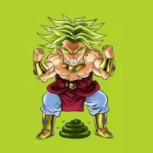 Broly T-Shirt – Parodie auf Dragon Ball Z
