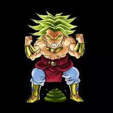 Broly Handyhülle – Parodie auf Dragon Ball Z