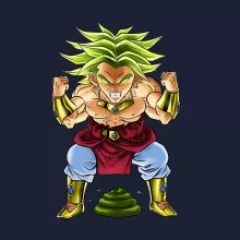 Broly Kapuzenpullover – Parodie auf Dragon Ball Z