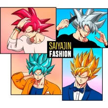 Sous-Verre en bois Sangoku Super Saiyan God « Super God Parodie » – Parodie Dragon Ball Super
