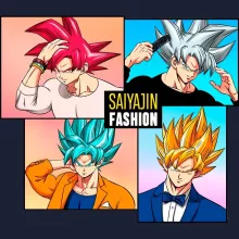 Sweat-Shirt à capuche Sangoku Super Saiyan God « Super God Parodie » – Parodie Dragon Ball Super