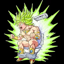 T-shirt Broly « Super grosse Commission millénaire ! » – Parodie Dragon Ball Super